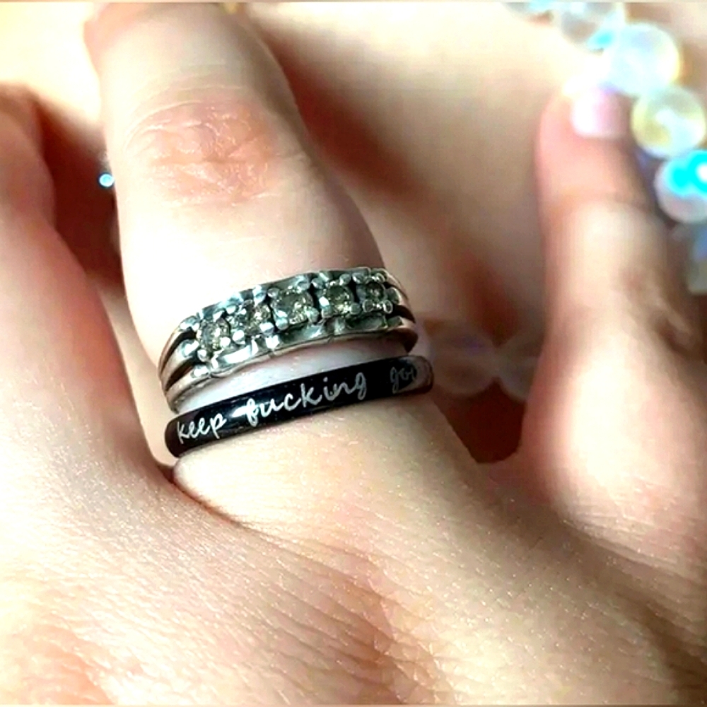 Motivational Engraved RING - Picture 3 of 3